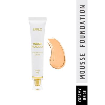Insight Cosmetics Mousse Foundation - Creamy Beige 30 gm - Foundation