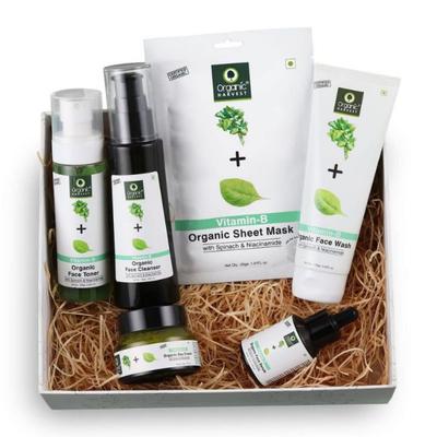 Organic Harvest Vitamin B Skin Care Beauty Gift Set for Women & Girls Luxury Combo Kit For All OCC 1's - Facial Kits