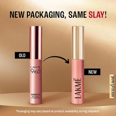 Lakme Double Duty Lip & Cheek Mousse Matte Lipstick & Soft Blush, Coffee Lite,9gm - Liquid Lipsticks