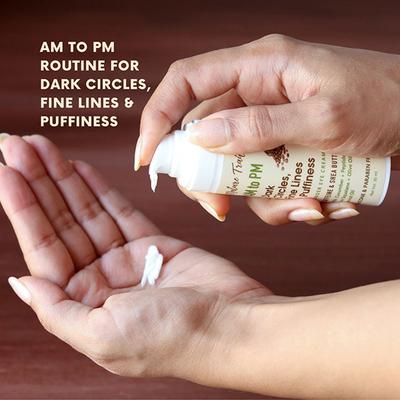 Nature Trail AM to PM Under Eye Cream with Caffeine, Peptides and Shea Butter 30 ml - Under Eye Creams & Serums