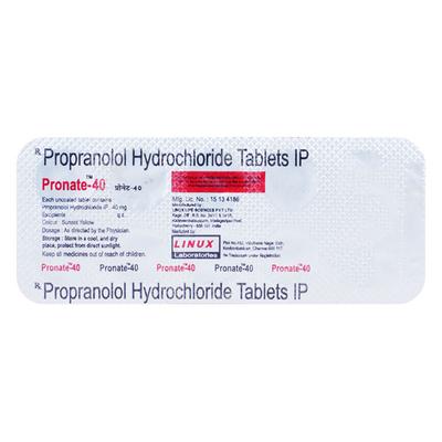 Pronate 40mg Tablet 10'S - Hypertension-Bet