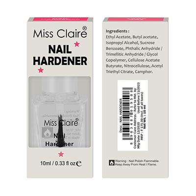 Miss Claire Nail Hardener 10 Ml - Nail Polish