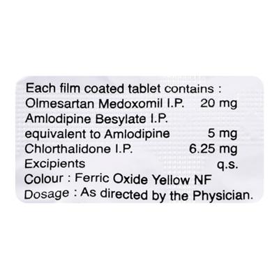 Triolsar 20mg Tablet 10'S - Hypertension-Ana