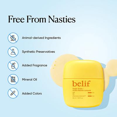 Belif Super Drops Multivitamin Sunquid SPF 50+ PA++++ 50 ml - Face Sunscreen