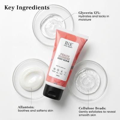 BiE Peach Sunrise Body Scrub 200 ml - Scrubs & Exfoliants