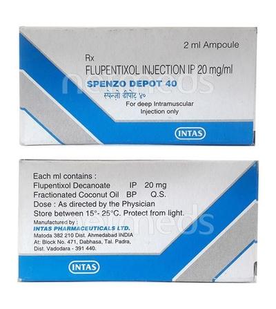 Spenzo 40mg Injection(Depot) 2ml - Psychosis-Ans