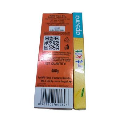 Dabur Glucoplus-C Instant Energy With Juicy - Orange Flavour 450 g + Free Apsara Art Kit Worth Rs 80 - Energy Drinks