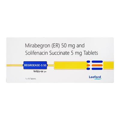 BEGROEASE S 50 Tablet 10's - Bladder And Prostate Disorders-Dru