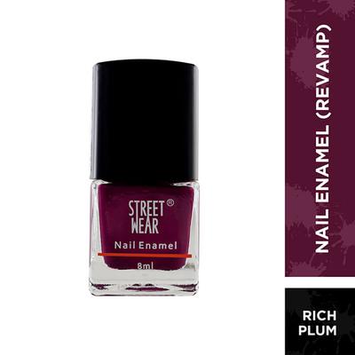 Streetwear Nail Enamel - Rich Plum 8 Ml - Nail Polish