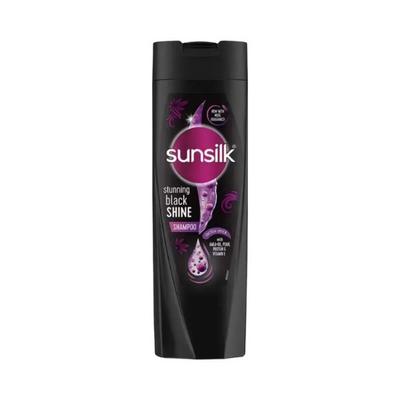 Sunsilk Stunning Black Shine Shampoo Gives Shiny, Moisturised and Fuller Hair 180 ml - Shampoos