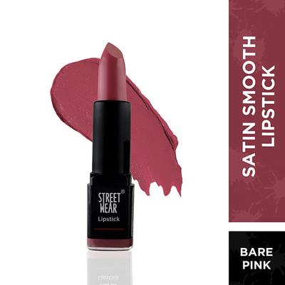 Streetwear Satin Smooth Lipstick - Bare Pink 4.2 Gm - Lipsticks
