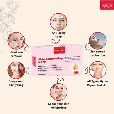 Kozicare Plus Skin Lightening Soap 75 gm - Soaps