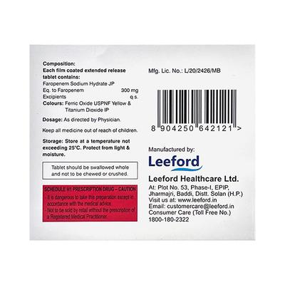 FRAPETERM 300 ER Tablet 6's - Bacterial Infections-OBL