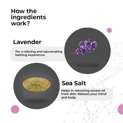 Cosmos by Bewakoof Detoxifying Bath Salt Powered By Lavender 100 gm - Bath Salts