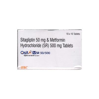 QSITA M SR 50/500 Tablet 10's - Diabetes-Ant