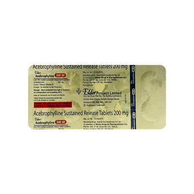 ACEBROPHYLINE (ELDER'S) 200 SR Tablet 10's - Asthma/COPD-Ast