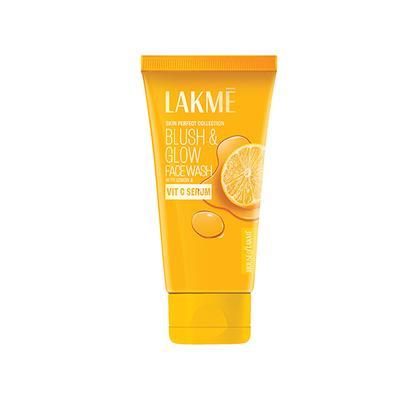 Lakme Blush and Glow Brightening Face Wash with Vitamin C Serum and Lemon Fruit Extracts 150 gm - Face Wash & Cleansers