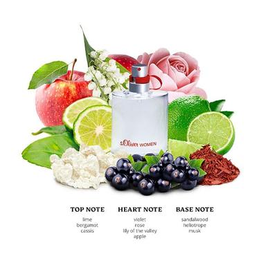 s.Oliver Women Eau de Toilette Natural Spray 50 ml - Women Perfumes (Edt/Edp)