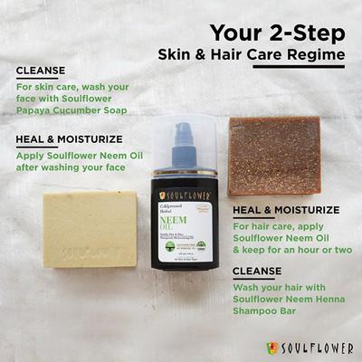 Soulflower Neem Oil 120 ml - Carrier Oils