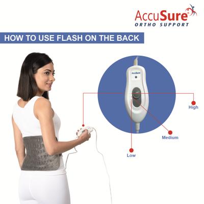 AccuSure Fabric Heating Pad - Beige (XL) 1's - Hot Pack/Ice Bag