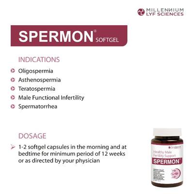 Millennium Lyf Sciences Spermon Softgels 30's - Pure Herbs