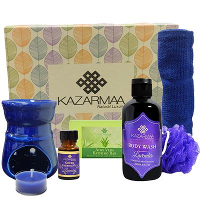 Kazarmaa Lavender Bath & Spa Gift Box 900 gm - Shower Gels & Body Wash