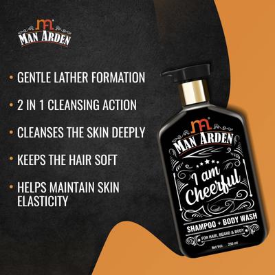 Man Arden I Am Cheerful Shampoo + Body Wash 250 ml - Shampoos