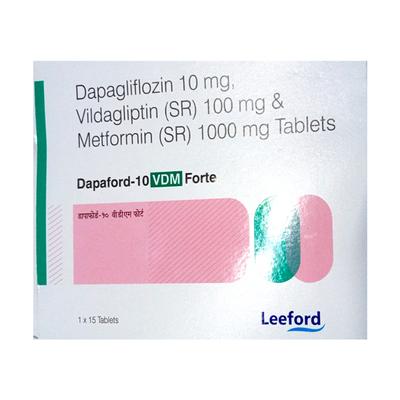 DAPAFORD 10 VDM FORTE Tablet 15's - Diabetes-Ant