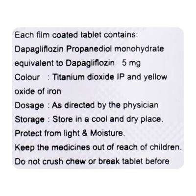 DAFAX 5 Tablet 15's - Diabetes-Ant