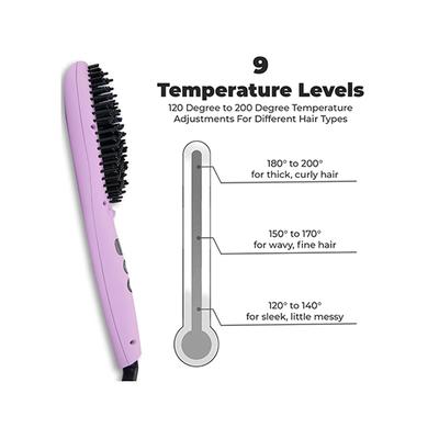Winston Hair Straightening Brush With Temperature Ionic 1's - Straighteners