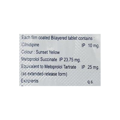 CILNIPRES M 10/25 Tablet 10's - Hypertension-Ana