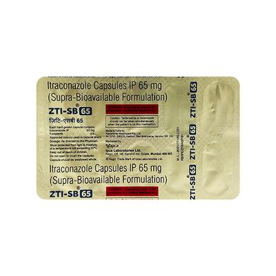 ZTI SB 65 Capsule 10's - Fungal Infections-Anf
