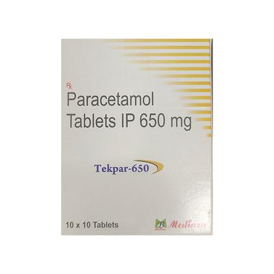 TEKPAR 650 Tablet 10's - Fever-Ana