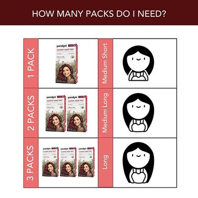 Paradyes Semi-Permanent Cherry Coke Glossy Hair Tint, Enriched with Herbal Extracts, 6.6 True Red 160 gm - Crème