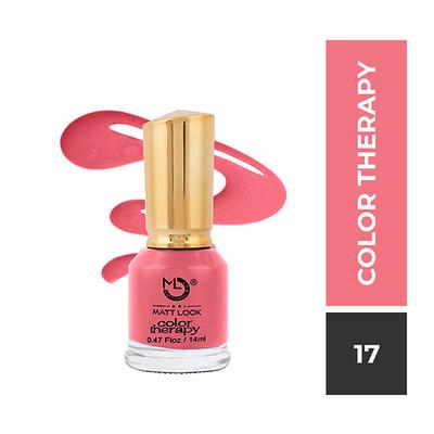 Matt Look Nails Makeup Colour Therapy Nail Polish, Shade No - 17 14 ml - Nail Polish