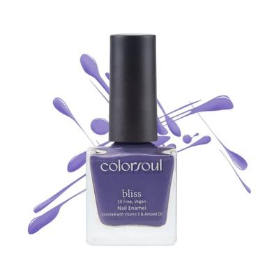 Colorsoul Bliss Vegan Nail Enamel, Tickled Purple 8 ml - Nail Polish