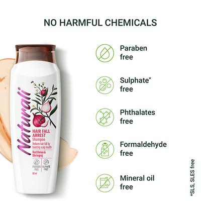 Naturali Hairfall Arrest Shampoo 80 ml - Shampoos
