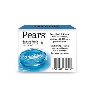 Pears Soft & Fresh Soap Bar 125 gm - Soaps