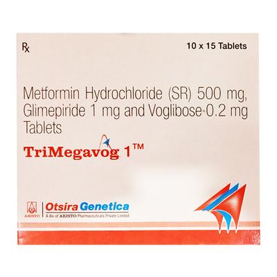 TRIMEGAVOG 1 Tablet 15's - Diabetes-Ant
