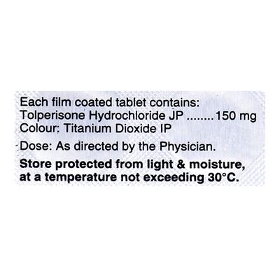 Tolperitas 150mg Tablet 10'S - Muscle Cramps/Spasticity-Mus