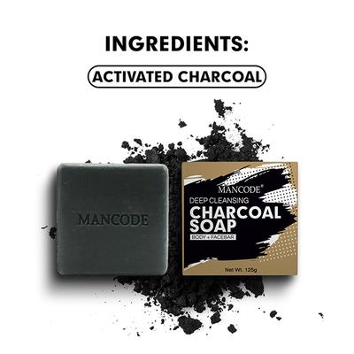 Mancode Deep Cleansing Soap - Charcoal 125 gm - Soaps