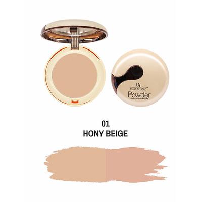 Half N Half Sleek Crystal Two - Way Cake Makeup Powder, Honey Beige 20 gm - Compact Powder