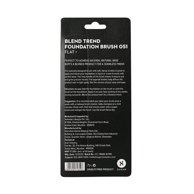 SUGAR Cosmetics Blend Trend Foundation Brush - 051 Flat 36 gm - Foundation