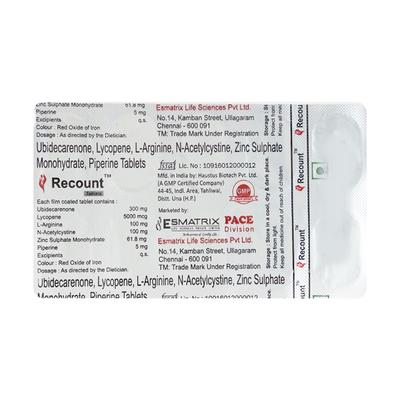 Recount Tablet 10'S - Supplements-Sup