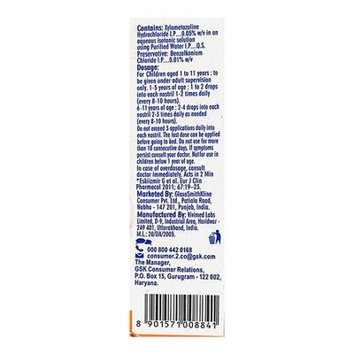 Otrivin Paediatric Nasal Drops 10ml - Nasal Congestion-Nas