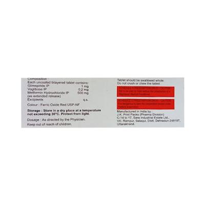 VOGLISTAR GM 1 Tablet 15's - Diabetes-Ant