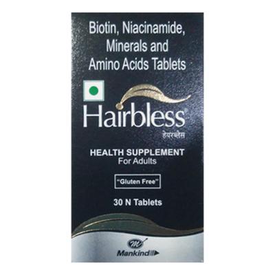 HAIRBLESS GLUTEN FREE Tablet 30's - Supplements-Cal