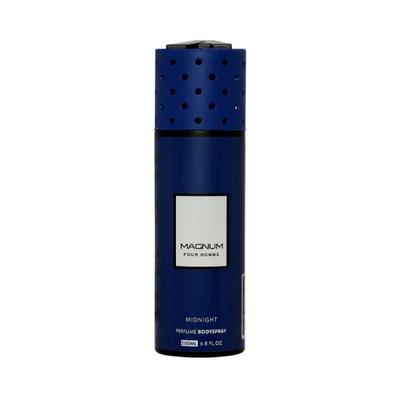 Armaf Magnum Pour Homme Midnight Perfume Body Spray 200 ml - Men Deodorants/Roll-Ons