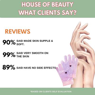 House of Beauty Lavender Paraffin Hand Gloves-At Home Manicure For Soft, Smooth Hands (1Pair) 1's - Hand Creams