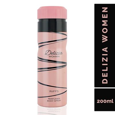 RiiFFS Delizia Women Deodorant For Women, Perfume Body Spray 200 ml - Women Deodorants/Roll-Ons